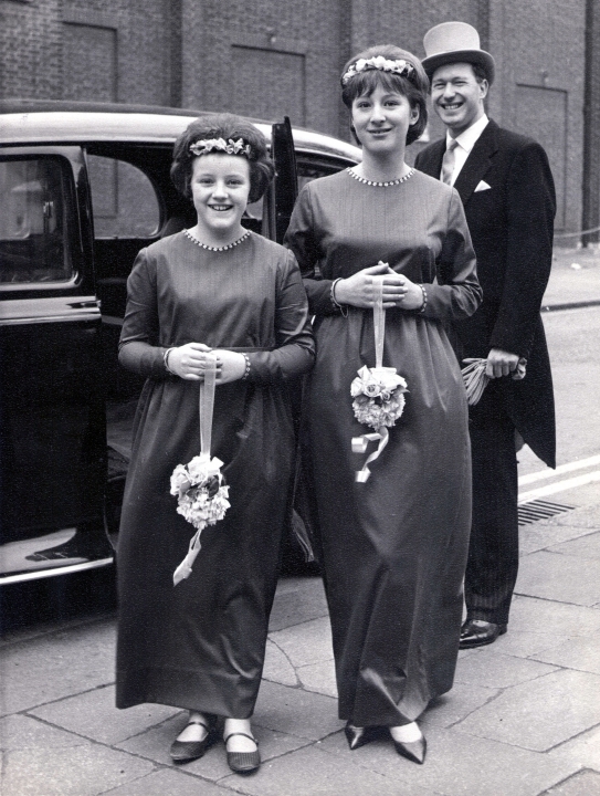 Lynne Katherine Saville Nee Roberts as Bridesmaid at Bob and Sue's Wedding